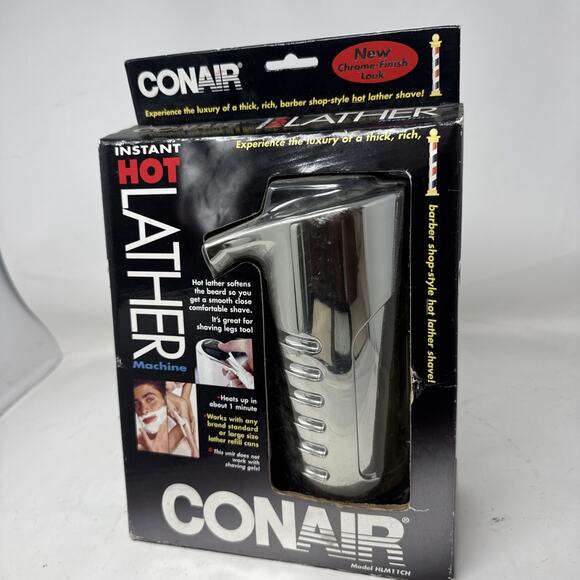 Conair Instant Hot Lather Machine Chrome HLM11CH